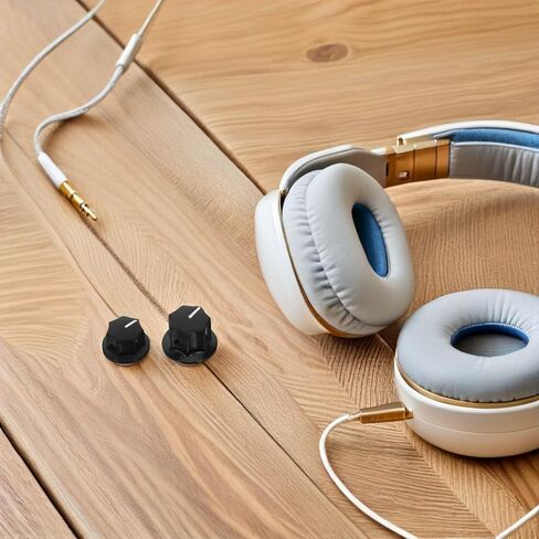 minkissy 5pcs Electric Guitar Knobs Set – Brass Top Hat Tone and Volume Control Knobs with Screws – 20mm Small 24mm Medium Size Potentiometer Caps for Bass Amplifier Replacement in Kuwait