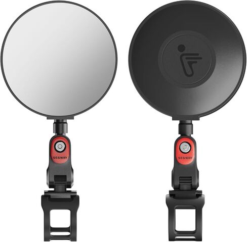 Rear-view Mirror Compatible with Ninebot by Segway All KickScooter MAX G2 F3 E2 PRO ZT3 Pro GT3 (Except Air T15), Adjustable Wide Angle HD Vision Scooter Rearview Mirrors Original Accessories 1 Pair in Kuwait