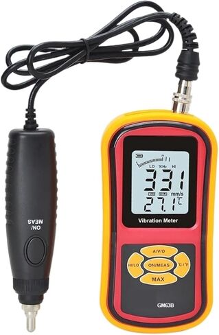 Handheld Vibration Meter, Portable Handheld Mini Vibration Tester, with LCD Backlight Function, Visually Display Measurement Value, for Mechanical Watches/Motors/Fans/Bearings in Kuwait