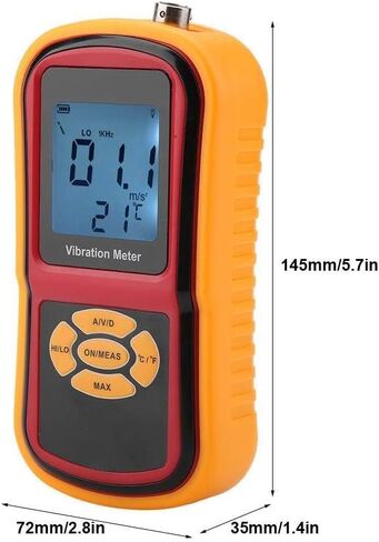 Handheld Vibration Meter, Portable Handheld Mini Vibration Tester, with LCD Backlight Function, Visually Display Measurement Value, for Mechanical Watches/Motors/Fans/Bearings in Kuwait