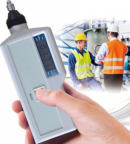 Handheld Digital Vibration Meter, 3.5 - Digit LCD Display, Engine Vibration Tester, Measure Velocity & Displacement & Acceleration, High Precision Vibrometer Accelerometer in Saudi Arabia