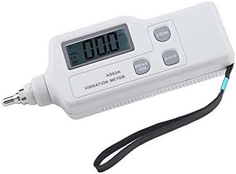Vibration Meter Analyzer Handheld Digital Tester Portable Vibrometer High Sensitivity LCD Display Multi-Functional Acceleration Velocity Displacement Industrial in Saudi Arabia