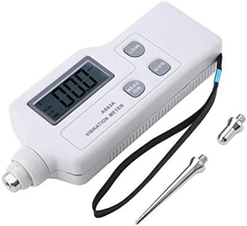 Vibration Meter Analyzer Handheld Digital Tester Portable Vibrometer High Sensitivity LCD Display Multi-Functional Acceleration Velocity Displacement Industrial in Saudi Arabia