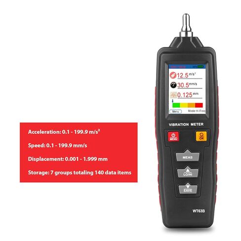 Digital Vibrometer for Mechanical Diagnostics Including Thread Mounted Sensors and Wear ABS Construction Tester in Saudi Arabia