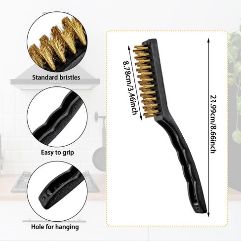 6Pcs Stainless Steel Wire Brushes, Wire Brushes for Cleaning Rust in Saudi Arabia