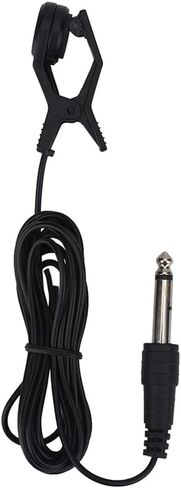 Guitar Pickups Clip-on Contact Microphone Vocal Pick Up Piezo Audio Transducer with 1/4 Inch Plug & 8.2FT Cable for Acoustic Guitar,Violin,Mandolin,Ukulele Tuner Amplifier in Kuwait