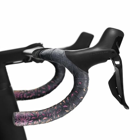 Supacaz Super Sticky Kush Star Fade Fire Refractor Bar Tape - Cycling Road Bike Handlebar Grip Tape Wrap in Saudi Arabia