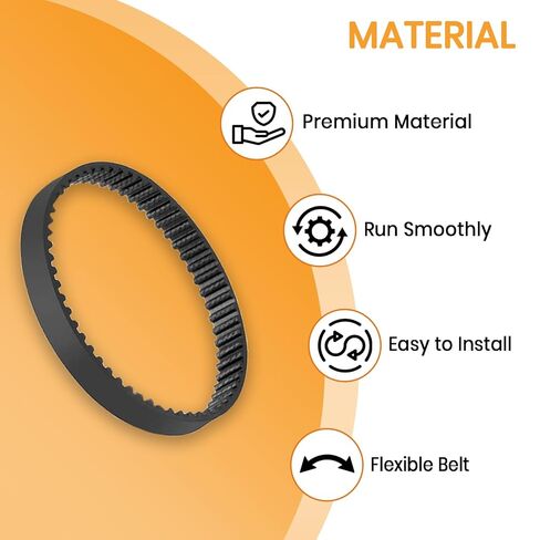FORHOGAR Replacement Belts for Bissell Pet Hair Eraser Turbo Lift-Off Vacuum 3774, 3774F, 3774G, 3775, 3418, 3415, 27909 Series, Replace Parts (Pack of 2) in Saudi Arabia