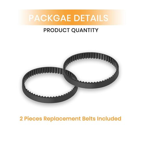 FORHOGAR Replacement Belts for Bissell Pet Hair Eraser Turbo Lift-Off Vacuum 3774, 3774F, 3774G, 3775, 3418, 3415, 27909 Series, Replace Parts (Pack of 2) in Saudi Arabia