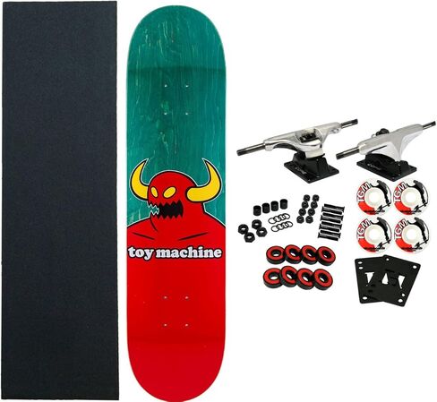 TOY MACHINE Complete Pro Skateboard MONSTER MEDIUM (assorted colors) 7.75 in Kuwait