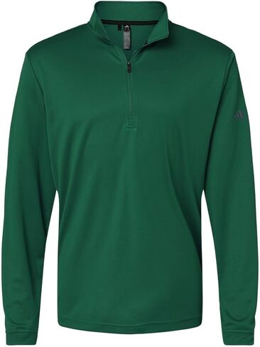 adidas Lightweight Quarter-Zip Pullover - A401 - Collegiate Green - M in Saudi Arabia