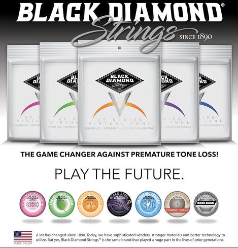 Black Diamond Strings® N267L Bajo Quinto Phosphor Loop End .024| .034| .046| .056 030 | .074 .034 in Saudi Arabia