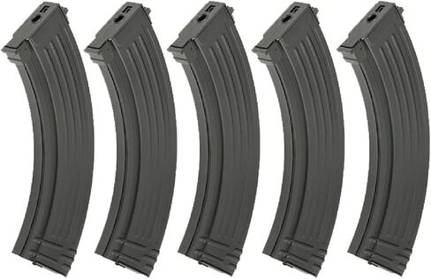 Clover Airsoft-CYMA 200 Round Mid Cap for AK47 and AK74 Airsoft Replicas, Metal Airsoft Magazine in Kuwait