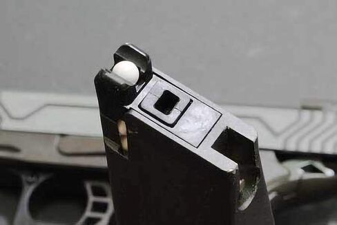 Evike Airsoft - WE-Tech 52 Round Extended Mag for Hi-Capa Gas Blowback Airsoft Pistols (Color: Black) in Kuwait