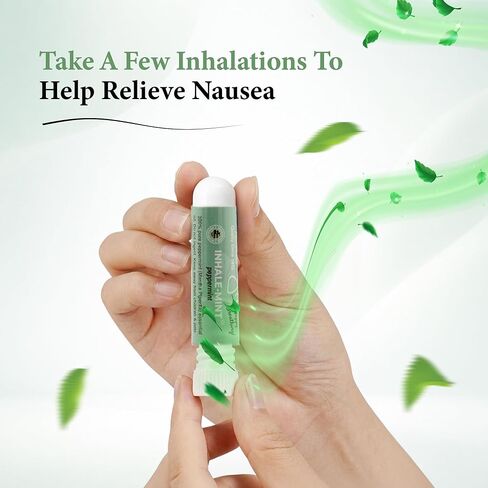 Nasal Inhaler Stick - Peppermint Essential Oil Aromatherapy Inhaler, Cool Refreshing Mint Aroma, Pocket Size, Portable, Made in USA, Sealed for Freshness, Mess-Free Design - Mint in Saudi Arabia