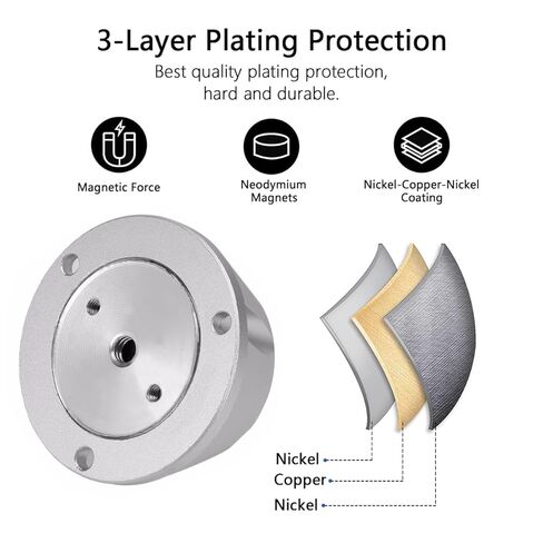 Magnets Tool for DIY Craft, Education, Office Use. Silver Color (Type 20000GS Silver) in Kuwait