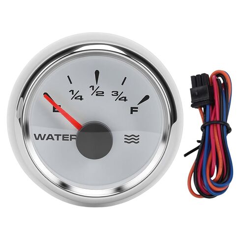 Marine Water Level Gauge, 52mm Fuel Level Gauge with Adjustable Backlight Color, Precise Pointer & Water Proof for Engines, Generator Sets, Ships in Saudi Arabia