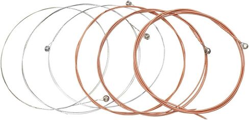6 Pcs Acoustic Guitar Strings Phosphor Bronze Light Medium Gauge Folk Guitar String Set for Musical Instrument Accessories in Kuwait