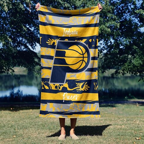 NORTHWEST NBA Indiana Pacers منشفة الشاطئ، 35 بوصة × 60 بوصة، جيب in Saudi Arabia