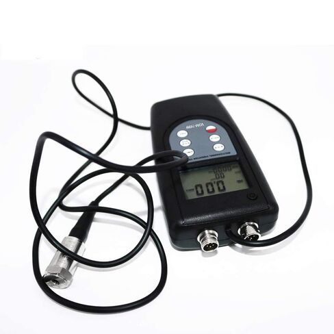 Digital 3D Vibration Meters Vibrometers with 3 Piezoelectric Transducers Acceleration 0.1m/s²~400m/s² Velocity 0.01mm/s~400mm/s for Industrial Bearings Generators Compressors CNC Machines in Kuwait