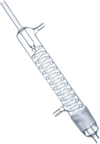 Laboratory, Durable 500ml Glass Graham Coil Condenser Soxhlet Extractor 50/40 Science, Testing in Kuwait