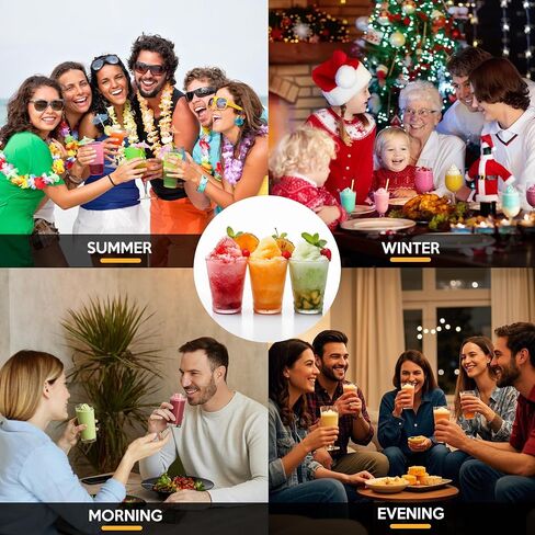 Slushie Machine, Frozen Drink Machine & Slushy Maker with Touchscreen, No Ice Needed, 6 Modes, Snow Flake Adjustment, Auto Clean, Gifts for Kitchen, Make Margaritas, Frappés, Milk Shake and More in Kuwait