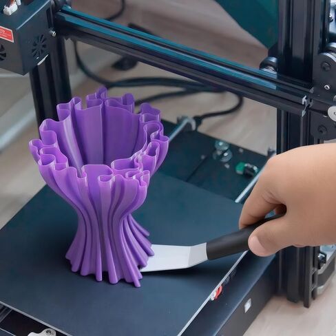 3D Printer Tool Removal Scraper Kit, 6.3x1.5 Inch Metal Scraper with 0.4" Thick Blade & Hang Hole, Curved and Straight Edge for 3D Printing Resin Removal Model Stripping, Kitchen Grease Removal in Kuwait