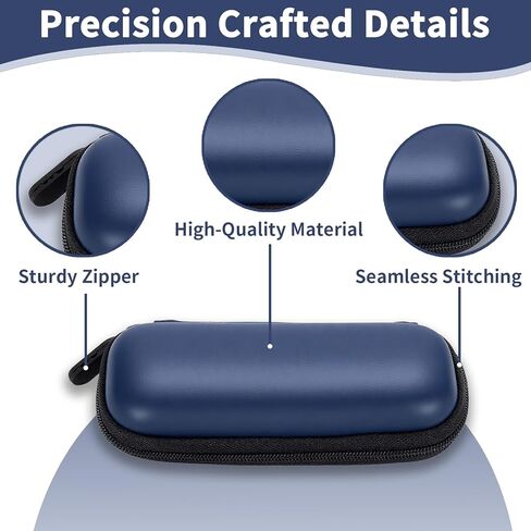 10 Hole Blues Harmonica EVA Case With Zipper – Shockproof Portable Carrying Bag With Cleaning Cloth For Diatonic Harmonica Players in Kuwait