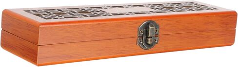 Milisten Harmonica Storage Box Carrying Case for 24-Hole Harmonica Wooden Protective Musical Instrument Case with Flexible Lid Compact Lightweight Travel Pouch in Kuwait