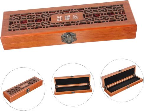 Milisten Harmonica Storage Box Carrying Case for 24-Hole Harmonica Wooden Protective Musical Instrument Case with Flexible Lid Compact Lightweight Travel Pouch in Kuwait