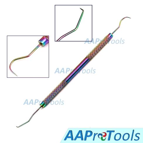 Explorer 23/17A Rainbow Color Probe Dental Diagnostic Periodontal Double Ended Stainless Steel Instrument in Saudi Arabia