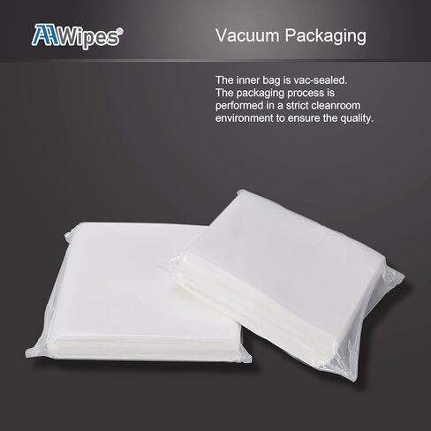 AAWipes Cleanroom Nonwoven Wipes Sterile 6" x 6" (Bag of 300 Pcs) for Lab NW06809GM in Saudi Arabia