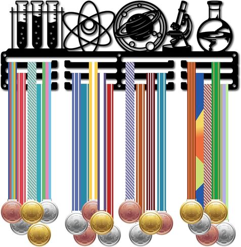 CREATCABIN Taekwondo Medal Holder Medal Hanger Medal Hanging Decor Medal Rack Display Wall Mounted 3 Lines Design Room Home Decoration Gift for Taekwondo Player Race Winner Black 15.7x5.9 Inch in Saudi Arabia