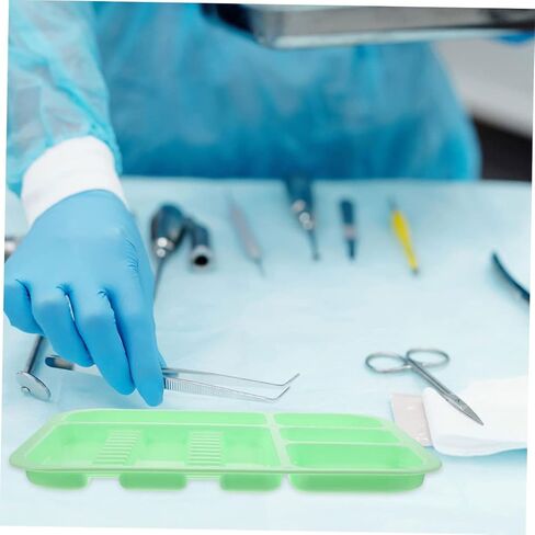 OUNONA 2pcs Colorful Mini Dentist Tool Plates Oral Cavity Instrument for Clinics Hospitals and Home Use Design for Tools and Accessories Easy to Clean in Saudi Arabia