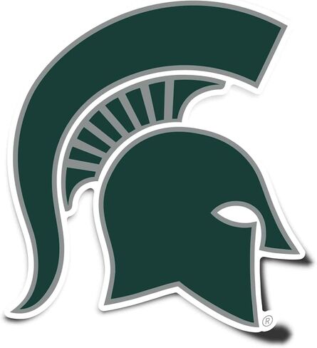 Desert Cactus Michigan State University Sticker Spartans MSU Vinyl Decal Laptop Water Bottle Car Scrapbook (IND 4) in Kuwait