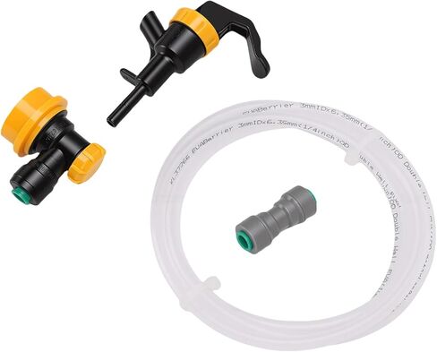 مجموعة تجميع خط البيرة من Greensen Lock، مادة ABS PVC، قطع سريع للبيرة والمشروبات الغازية، مثالية لحفلات الشواء ونزهات الشاطئ والمهرجانات in Saudi Arabia