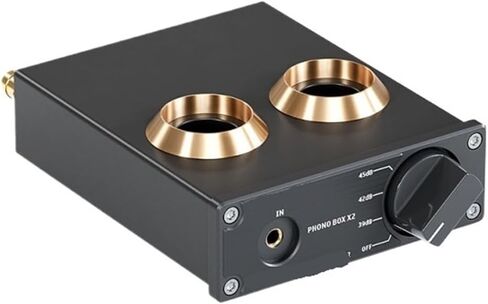 Phono Preamplifier for Turntable Phonograph Preamplifier Mini Stereo Audio HiFi Tube Amplifier Box X2 Suitable for DIY(Box X2 with 5654W) in Saudi Arabia