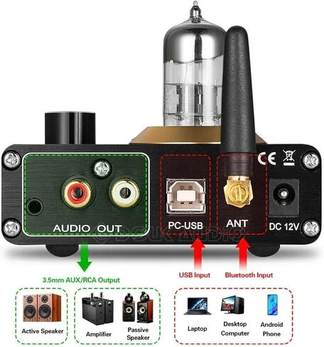 U4 Mini 5.0 أنبوب مضخم ضوت سماعات الأذن U DAC مضخم صوت ستيريو U بطاقة الصوت X-LL in Saudi Arabia