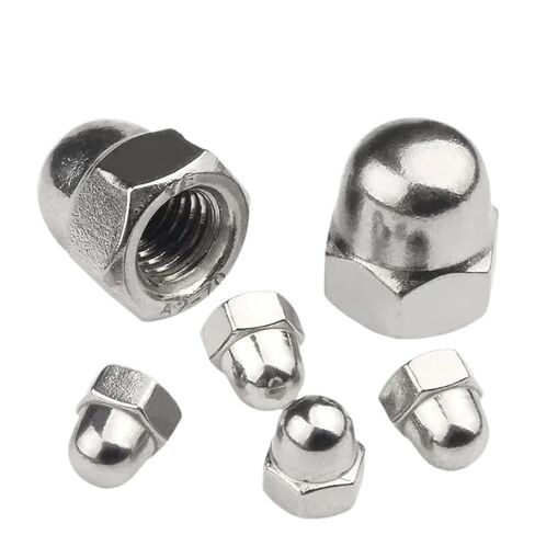 Acorn Nut M3 M4 M5 M6 M8 M10 M12 M14 M16 304 Stainless Steel Decorative Hex Cap Nuts Caps Covers AcornNuts(M5 X 50pcs) in Kuwait