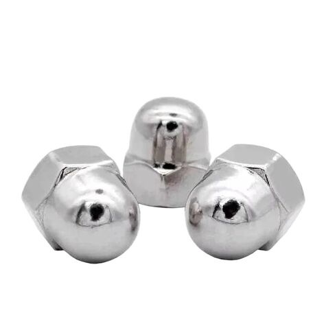 Acorn Nut M3 M4 M5 M6 M8 M10 M12 M14 M16 304 Stainless Steel Decorative Hex Cap Nuts Caps Covers AcornNuts(M5 X 50pcs) in Saudi Arabia