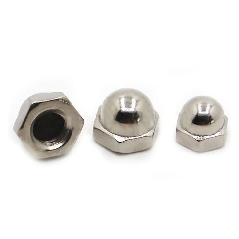 10-25pcs Nickel Carbon Steel Cap Nuts Decorative Cover Semicircle Acorn Nut 25P/M3 20P/M4 15P/M5 10P/M6-M8 5P/M10-M12(M8 10pcs) in Kuwait