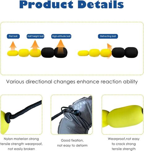 TNZMART Goalkeeper Soccer Football Agility Goalie Reflex Training Practice Drill Equipment Gear 9-13 FT in Kuwait