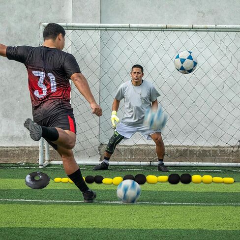 TNZMART Goalkeeper Soccer Football Agility Goalie Reflex Training Practice Drill Equipment Gear 9-13 FT in Kuwait