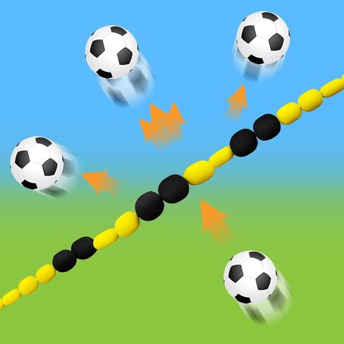 TNZMART Goalkeeper Soccer Football Agility Goalie Reflex Training Practice Drill Equipment Gear 9-13 FT in Kuwait