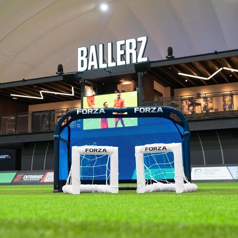 هدف فورزا ميني - أصغر هدف لكرة القدم في العالم! l هدف مستهدف مقاس 16 بوصة - تدرب بدقة. التمرير والتسديد. صناعة بريطانية، إعداد في دقيقتين، عمود مرمى غير قابل للكسر - اشترِ FORZA، العب إلى الأبد! in Kuwait