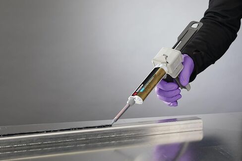 لاصق أكريليك 3M Scotch-Weld منخفض الرائحة DP8710NS، 8710، أسود، غير قابل للاشتعال، الحد الأدنى من إعداد السطح، 45 مل (1.52 أونصة سائلة) ثنائي باك، 1 لكل منهما in Saudi Arabia