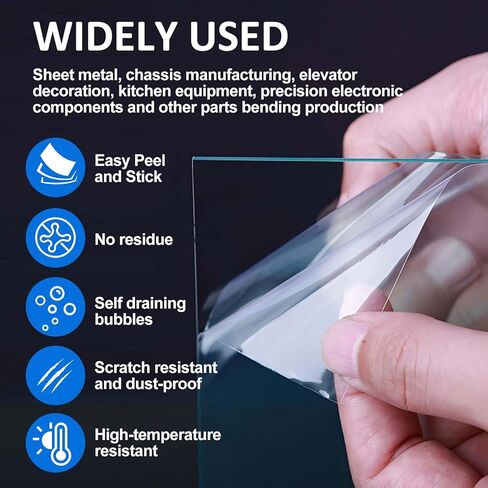 Press Brake Urethane Die Protection Film for Mark-Free Bending Solution, Durable Protective Coating for Defense Against Scratches, and Rust from Metal-on-Metal Contact (6" X .030" X 100') in Kuwait