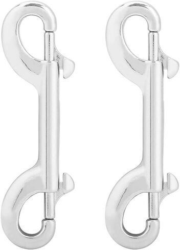 Estink 316 Stainless Steel Double End Diving Snap for BCD Double End Snap Hook with Safety Catch Diving Gear Marine Use in Kuwait