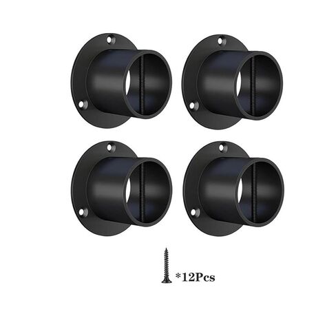 غطاء نهاية حبل مقاس 2 بوصة - 4 عبوات، 304 من الفولاذ المقاوم للصدأ مطلي باللون الأسود لدعم الأرصفة وأسطح المارينا والدرابزين الخارجي in Kuwait