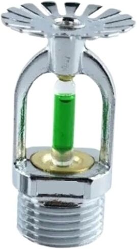 1 قطعة ZSTX-15 رأس رشاش الحريق 5.3x3.5 سنتيمتر ، 93 درجة مئوية نوع مستقيم/معلق للمطبخ والمكتب (معلقة) in Kuwait